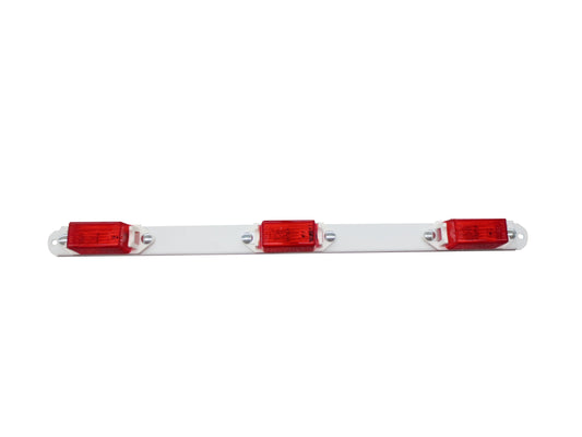 Red Light Bar w/ 3 Lights - 107-3R