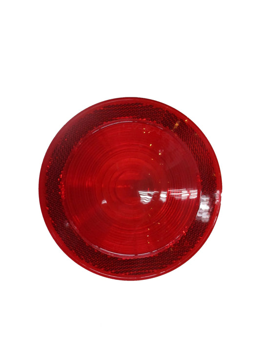 Red Tail Light Replacement Lens 4 1/4" diameter - 415-15R