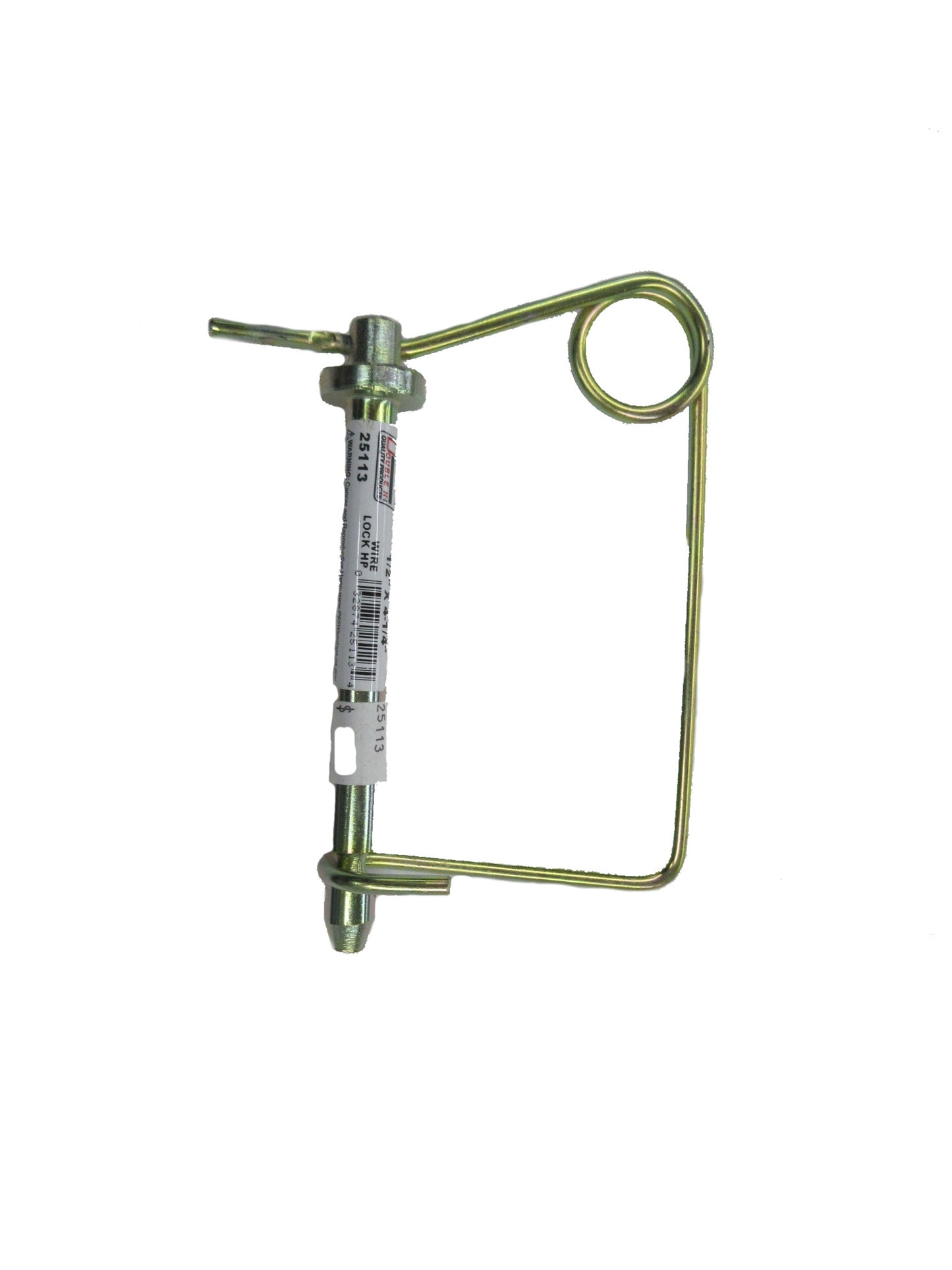 Hitch Pin, 1/2" x 4-1/4", Wire Lock 25113