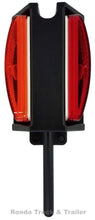 Load image into Gallery viewer, Trailer Fender Light Assembly - Red/Amber Incandescent - Right Side - BA-44FNR