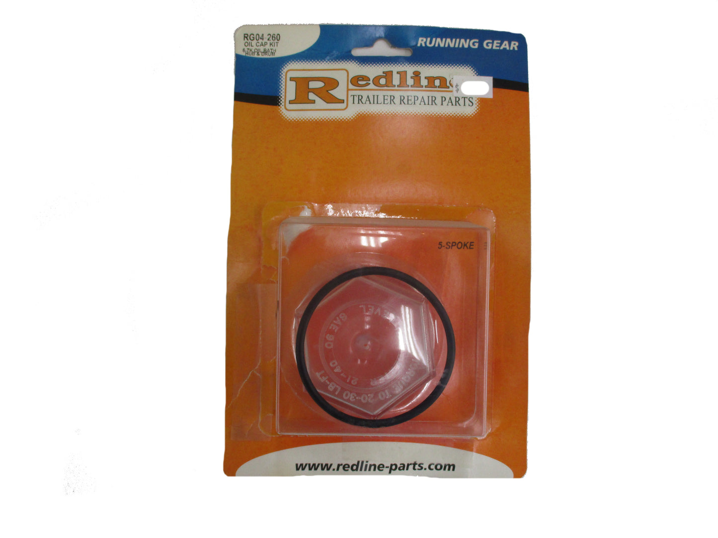 Oil Cap Kit for Dexter 6-7k Axles, RG04-260