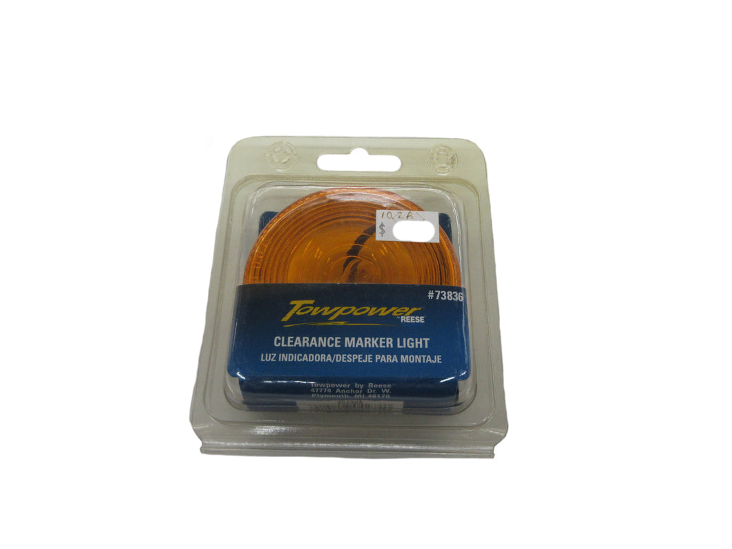 Amber Round Clearance / Marker Trailer Light 102A