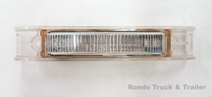 Trailer Marker Light - Red LED - Clear Lens, 4" x .75" 1A-S-2300RI