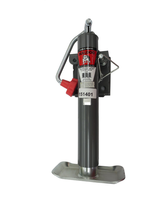 Bulldog Swivel Jack, 2k Static & Lift, 11" Bracket Height, Weld On 151401
