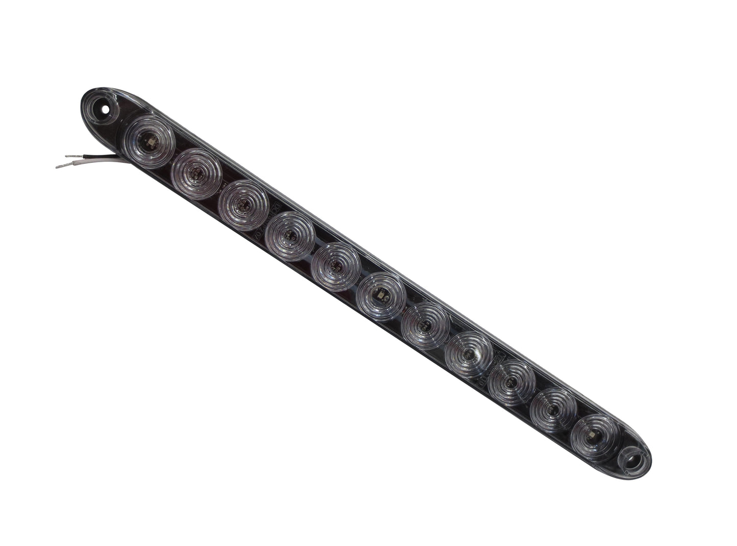 Clear/Red Low Profile ID Light Bar, T12-RC00-1