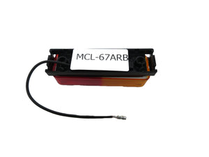 Amber & Red Fender Mount Thin Line Light MCL-67ARB