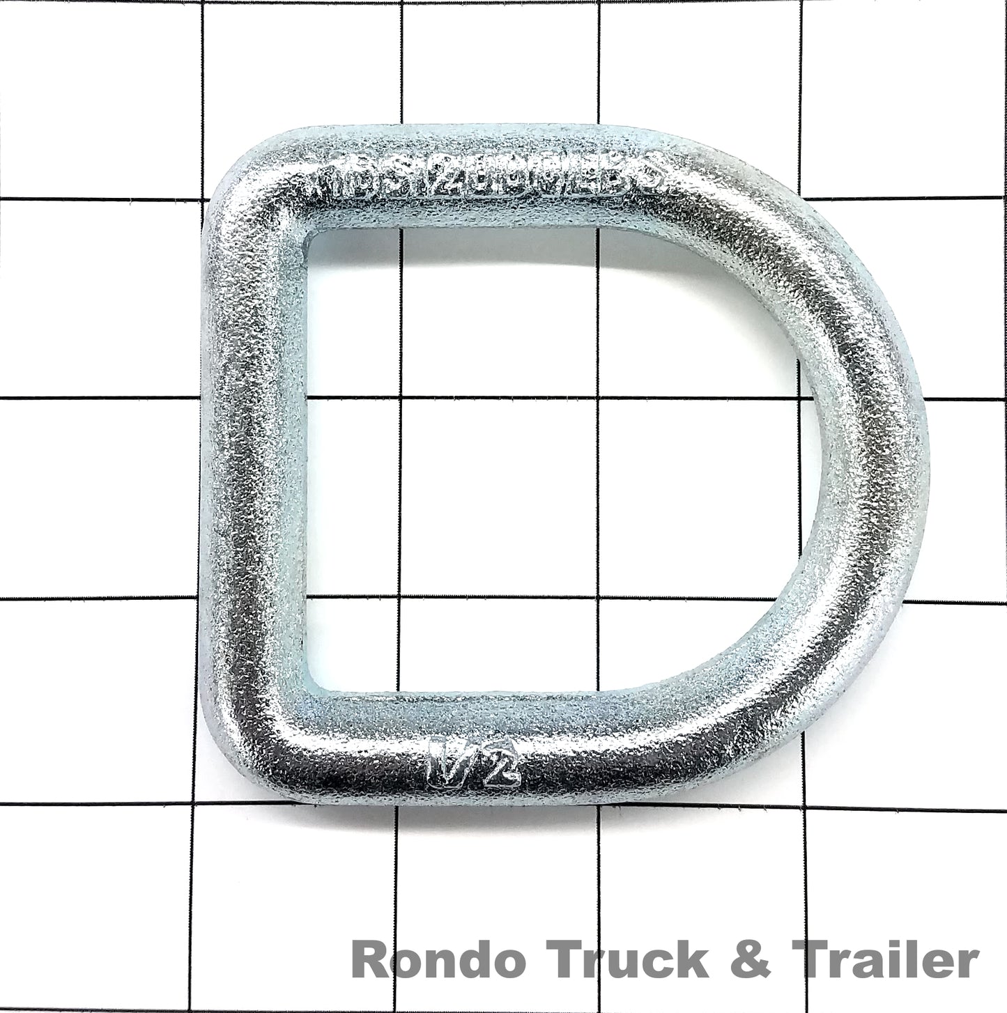 1/2" Cargo Control Tie Down -  LRB1-Base, LRB1-D Ring