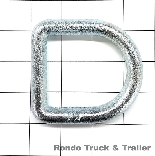 1/2" Cargo Control Tie Down -  LRB1-Base, LRB1-D Ring