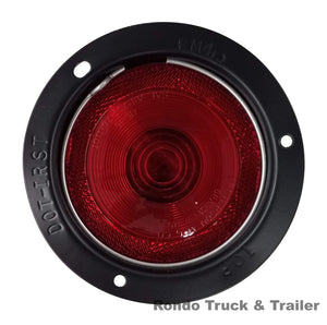 Peterson Trailer Taillight - Red Incandescent - 5.5" Round - 425-3