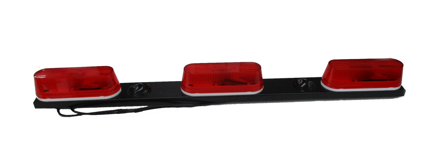 Red LED Light Bar - 136-3R