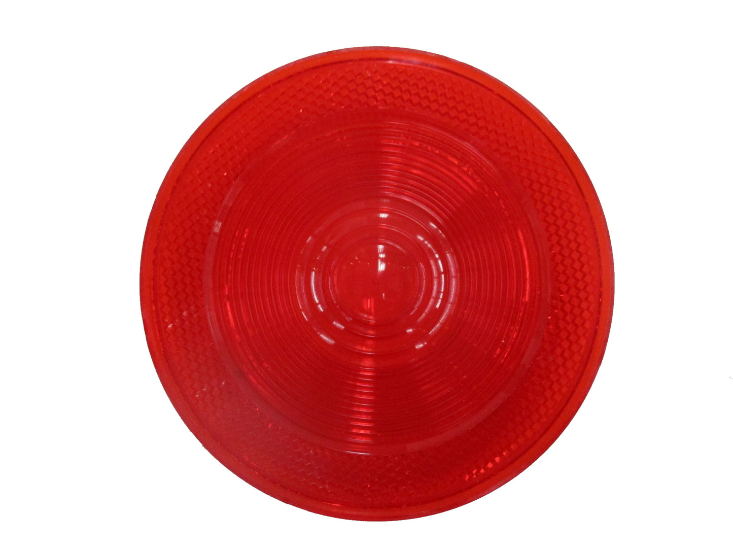 Red Tail Light Replacement Lens 4 1/4" diameter, 415-15R