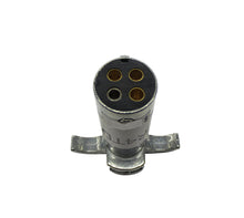 Load image into Gallery viewer, 4-Way Round Trailer End Plug, R4TD