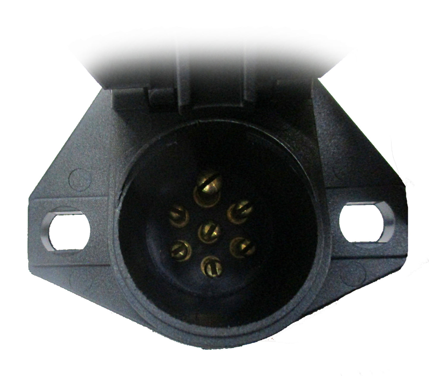 7-Way Blade to 7-Way Round Pole Plastic Adapter 12-727EP