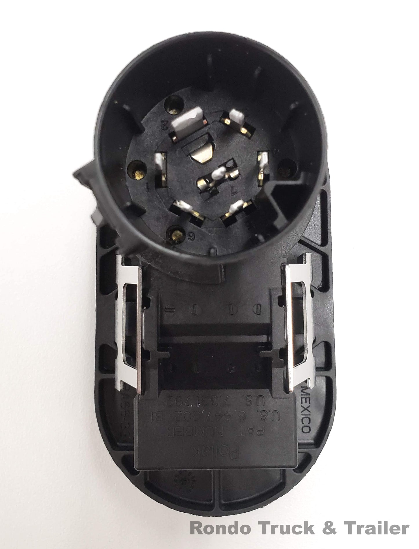 Pollak OEM Replacement 7 Way Round/4 Way Flat Trailer Wiring Plug F7M4 *** FREE SHIPPING ***