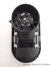 Load image into Gallery viewer, Pollak OEM Replacement 7 Way Round/4 Way Flat Trailer Wiring Plug F7M4