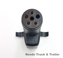 Load image into Gallery viewer, Pollak Trailer Connector Adapter - 6 Way Round to 4 Way Flat 37305