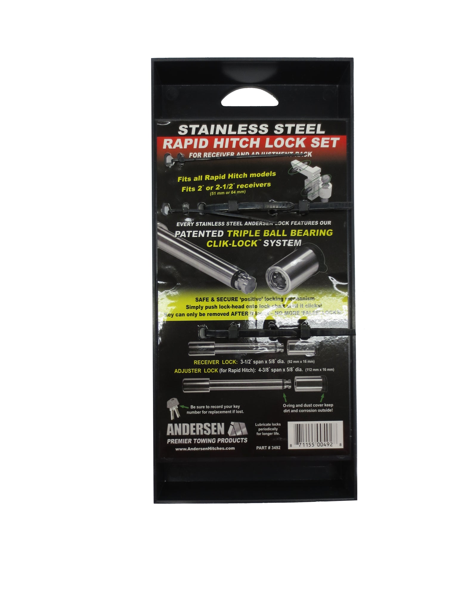 Rapid Hitch Locking Pin Set - Coupler and Receiver Lock, 3492 – Rondo Truck & Trailer Sales rapid-hitch-locking-pin-set-coupler-and-receiver-lock-3492-rondo-truck-trailer-sales