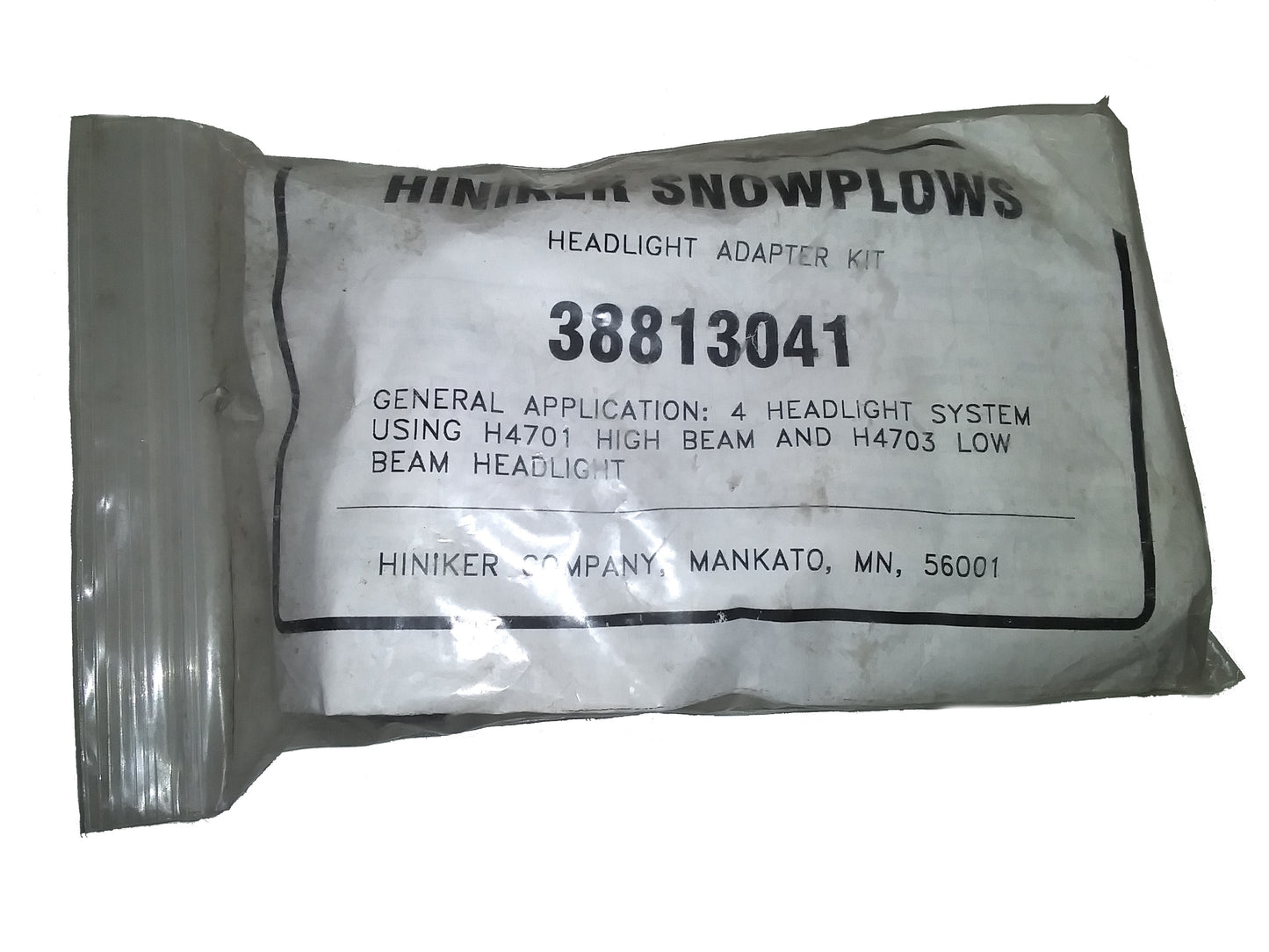 Hiniker Headlight Adapter Kit for GMC/Chevy 38813041