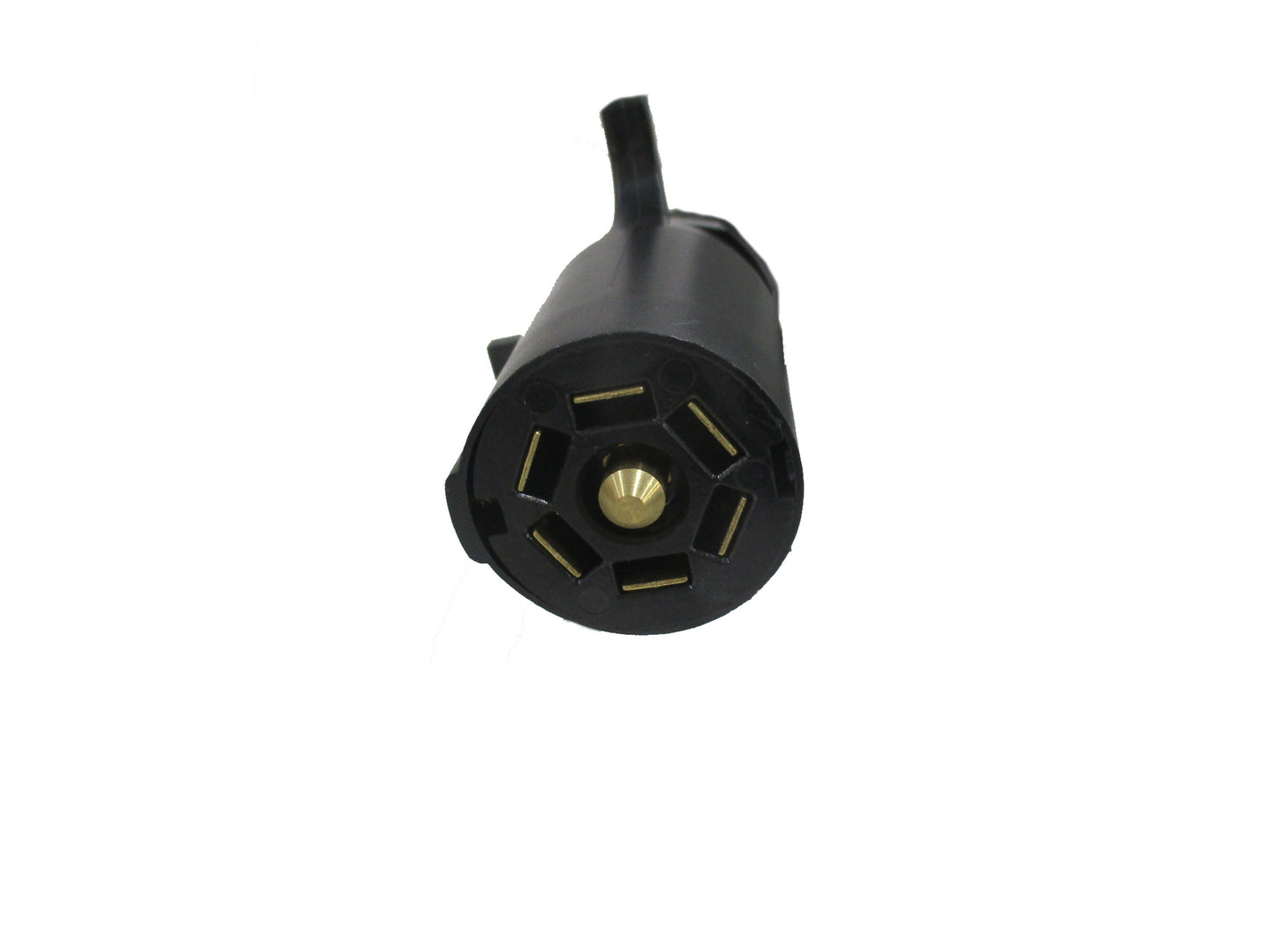 7-Way Blade to 7-Way Round Pole Plastic Adapter 12-727EP