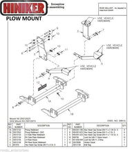 Load image into Gallery viewer, Hiniker Snowplow Mount - Quick Hitch 2 (QH2), 2003-2010 Chevy/GMC C4500-C5500, 25012873