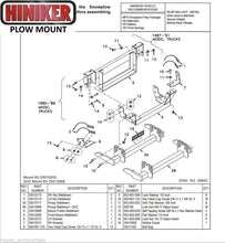 Load image into Gallery viewer, Hiniker Snowplow Mount - Quick Hitch 2 (QH2), 1980-1991 Ford F150-F350, 25012866