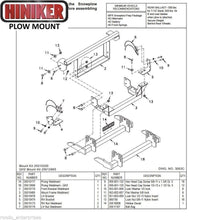 Load image into Gallery viewer, Hiniker Snowplow Mount - Quick Hitch 2 (QH2), 1992-1998 Ford F250-350, 25012865