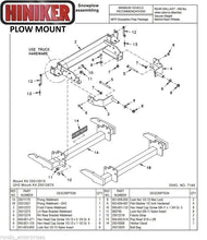 Load image into Gallery viewer, Hiniker Snowplow Mount - Quick Hitch 2 (QH2), 2011-2014 Chevy/GMC K2500/3500HD, 25012870